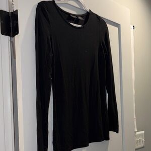 Classic Black Long Sleeve Top